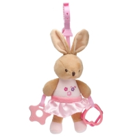 Подвеска мягкая &laquo;Зайка&raquo;, погремушка, прорезыватель, на кроватку, коляску, Mum&Baby