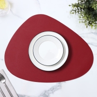 Салфетка сервировочная на стол Доляна &laquo;Тэм&raquo;, 45&times;35 см, цвет винный