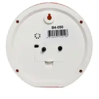 Будильник "Веселые гномы", плавный ход, d=15см, красный