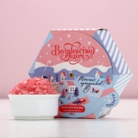 Соль для ванны ЧИСТОЕ СЧАСТЬЕ &laquo;Волшебство рядом&raquo;, 300 г, аромат сладкой ваты, Новый Год