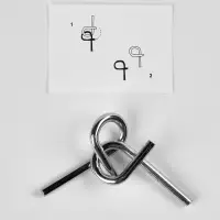 Puzzle Головоломка металлическая, лошадки стикеры,  МИКС