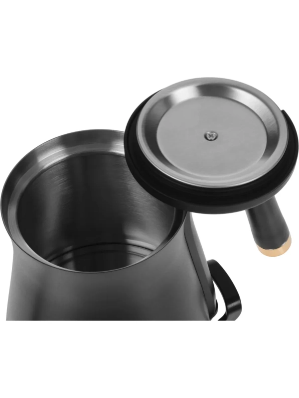 Чайник HYK-S5500 0.7л. 1000Вт черный (металл)