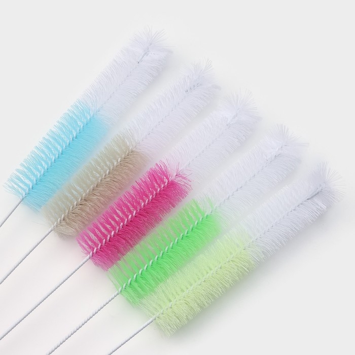 Ёршик для посуды Доляна, 47&times;5 см, цвет МИКС