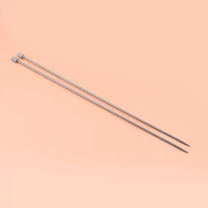 Спицы для вязания, прямые, d=3 мм, 35 см, 2 шт.