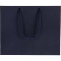 Пакет бумажный Porta S, горизонтальный, темно-синий