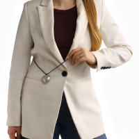 Портупея с кулоном &laquo;Сердечко&raquo; кожа, трансформер, цвет серебро, 150 см