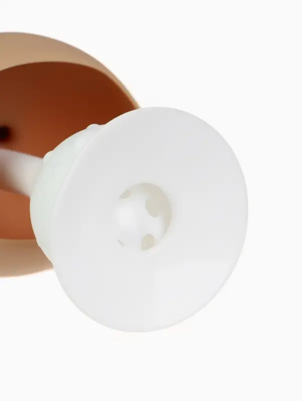 Прорезыватель силиконовый для зубов с погремушкой 3 в 1 M&B &laquo;Зайка&raquo;, бежевый