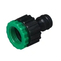 Штуцер, внутренняя резьба 1/2"&ndash;3/4", быстросъёмное соединение, пластик, МИКС, Greengo