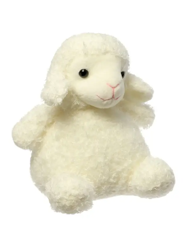 Мягкая игрушка "Ягнёнок" цвет белый, 20 см