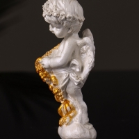 Ангел с рогом изобилия, 8,5х3 см, перламутр