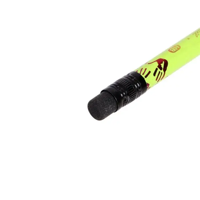 Карандаш чернографитный твёрдость НВ &laquo;Ладошки&raquo; с ластиком, заточенный, круглый, МИКС