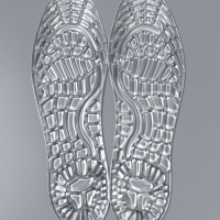 Стельки (полиэстер, силикон) на кл осн универс 36-40р-р 26,5см (пара) прозрач пак SS