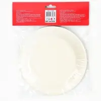 Тарелка С днем рождения, микс нежный 18см 6 шт