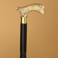 Трость "Завиток" шишам, латунь 92 см