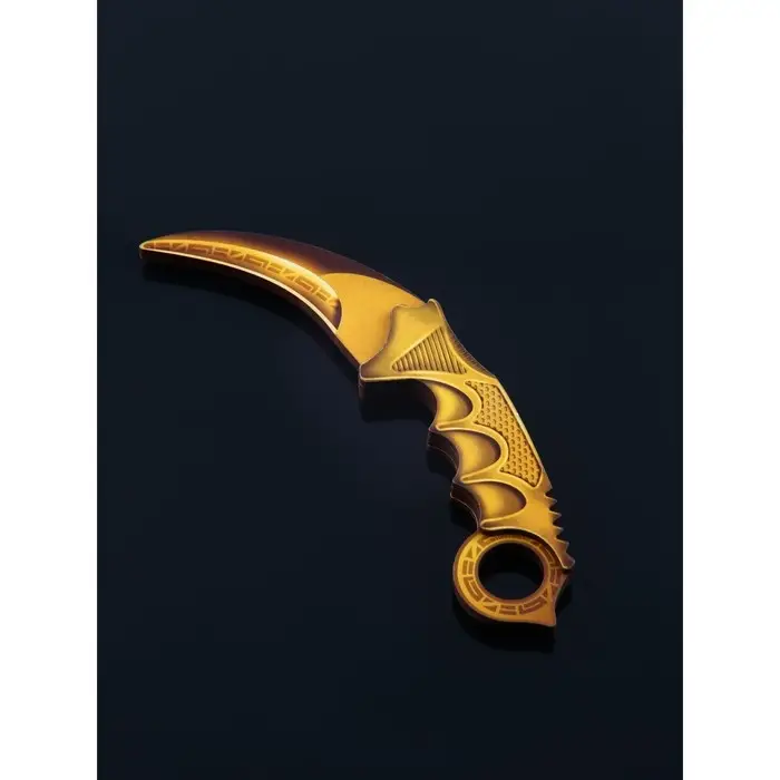 Набор сувенирное оружие &laquo;Золото&raquo;, автомат, пистолет, керамбит, 3 шт