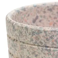 Горшок цветочный  с поддоном 0,8 л, белый керамика "Пряности" (М)