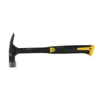 Молоток-гвоздодер ТУНДА ПРОФИ, цельнокованый, квадратный боек с магнитом, 2К рукоятка, 600 г   10777