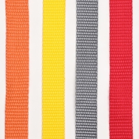 Поводок капроновый цветной Зооник, 3 м х 2 см,  микс цветов