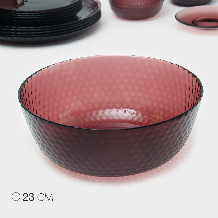 Столовый сервиз Luminarc &laquo;Идиллия&raquo;, 43 предмета, стекло, лилак