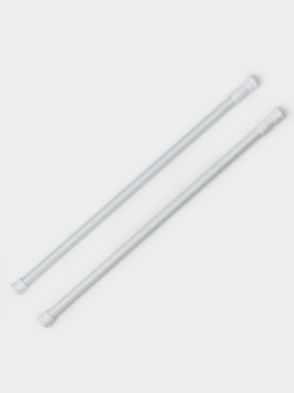 Набор карнизов универсальных, 43-75 см, белый