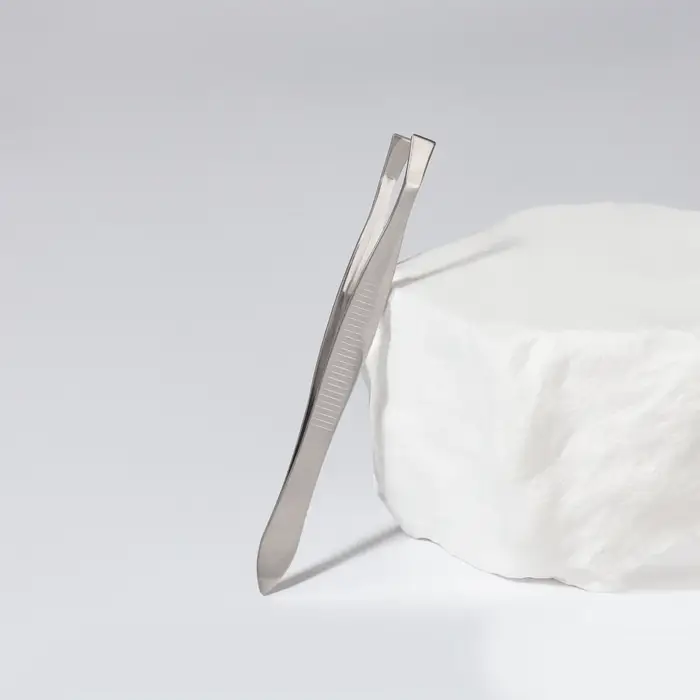 Пинцет прямой, широкий, 8.5 см