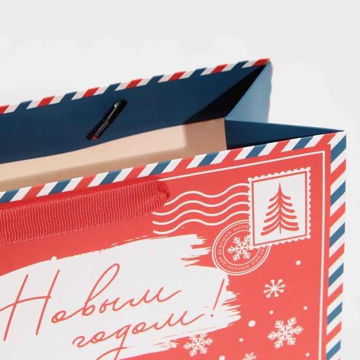 Пакет подарочный новогодний ламинированный &laquo;От Деда Мороза&raquo;, MS 18 х 23 х 10 см