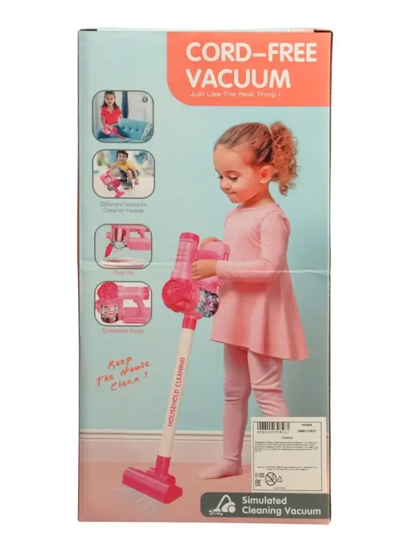 Бытовая техника "Пылесос" с насадками, звук