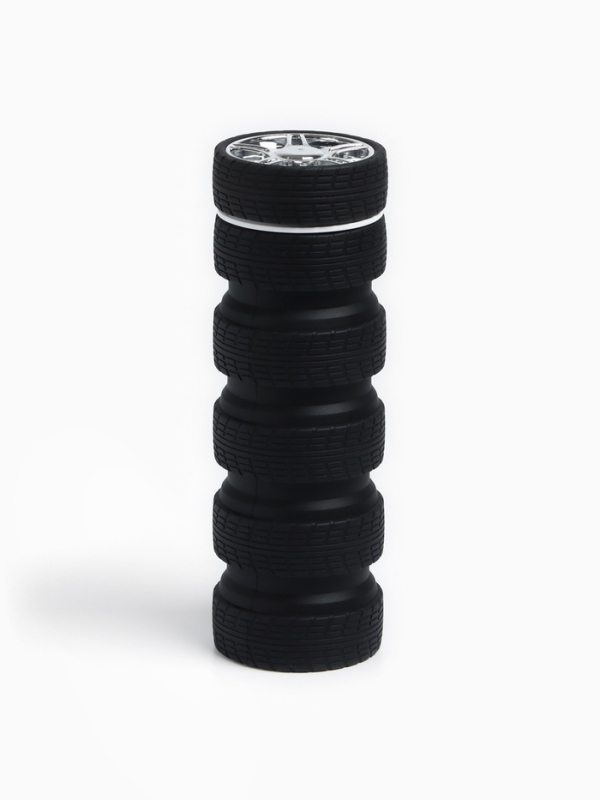 Бутылка для воды, 750 мл, "Шины", складная