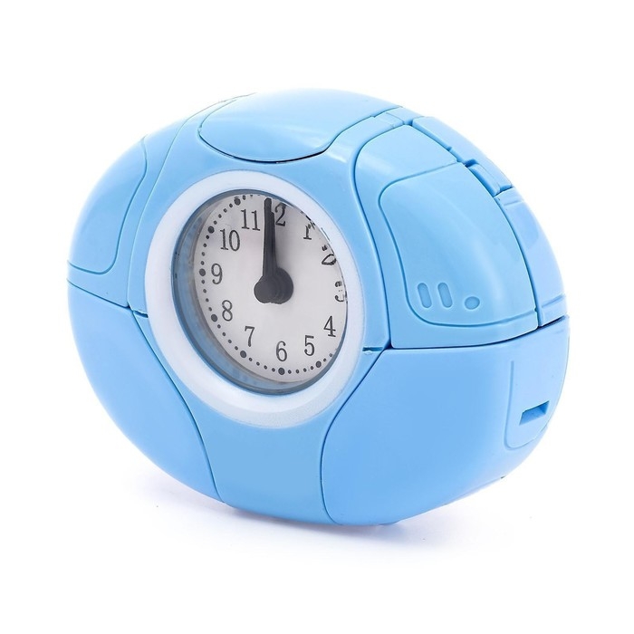 Робот &laquo;Будильник&raquo;, трансформируется, звуковые эффекты, цвет голубой