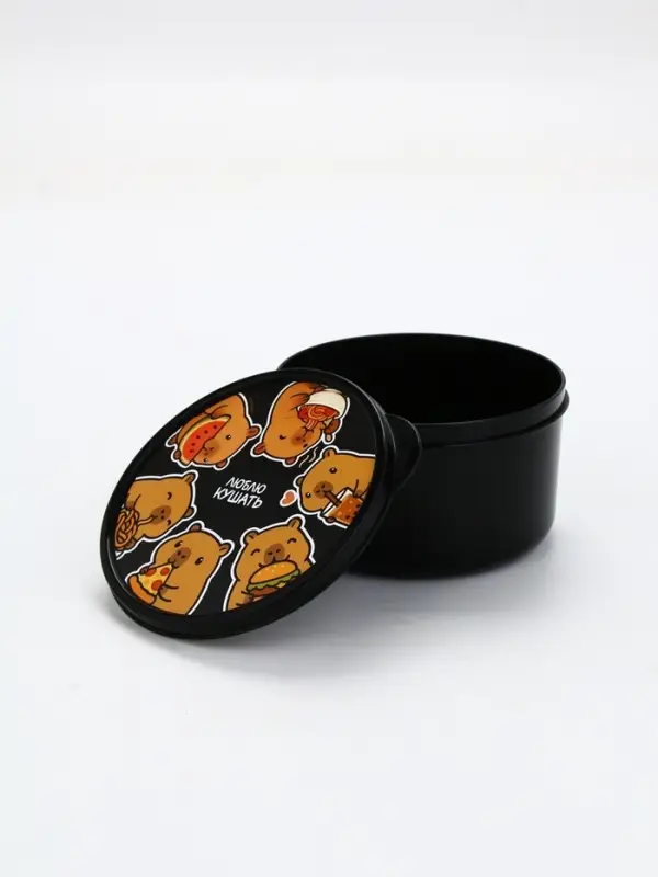 Ланч-бокс круглый &laquo;Люблю кушать&raquo;, 500 мл