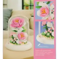 UNICON Конструктор Mini Blocks Розы 158 деталей, свет