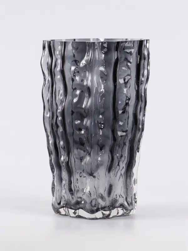 Ваза &laquo;Фонс&raquo;, 24&times;14.5 см, стекло, чёрная