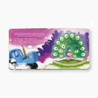 Тактильная книжка "Дружный зоопарк", Синий трактор