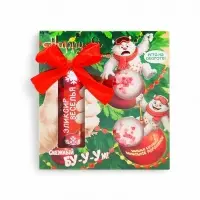 Подарочный набор новогодний "Happiki" снежный бум, 390 г