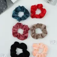 Резинка для волос "Бархат" яркость, микс