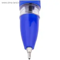 Ручка шариковая Luxor 1597 Spark, узел 0.7 мм, грип, синяя