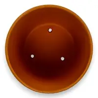 Горшок цветочный с поддоном 2,6 л, d18/h16 см терр-т керамика, "Голландия" (М)