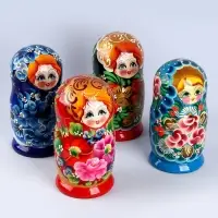 Матрёшка 5 в 1 большая, МИКС