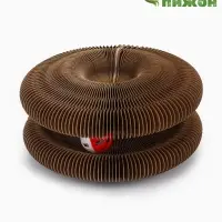 Когтеточка - игрушка "Пижон" из гофрокартона "Бублик", 11 х 11 х 7 см