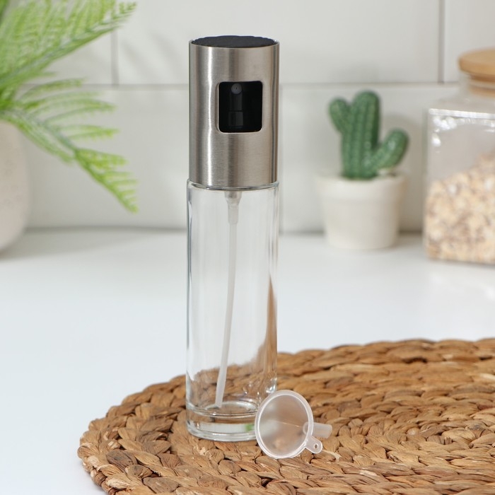 Распылитель для масла и уксуса Magistro Steel, 100 мл, 4,3×18 см Распылитель для масла и уксуса Magistro Steel, 100 мл, 4,3×18 см