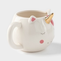 Кружка &laquo;Единорог&raquo;, 550 мл, цвет белый
