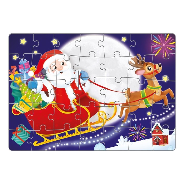 Пазлы в упаковке &laquo;Дедушка Мороз&raquo;, 35 элементов