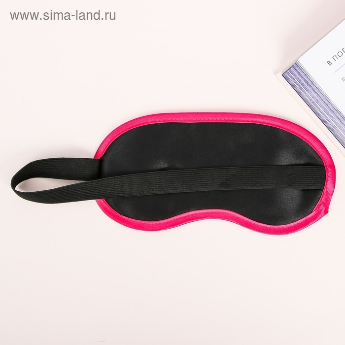 Маска для сна &laquo;Розовые сны&raquo;, цвет красный