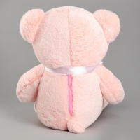 Мягкая игрушка &laquo;Медведь&raquo;, с бантом, 60 см, цвет светло - розовый