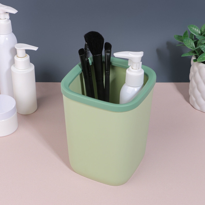 Органайзер для хранения, 1 секция, 12 &times; 12 &times; 16 см, цвет МИКС