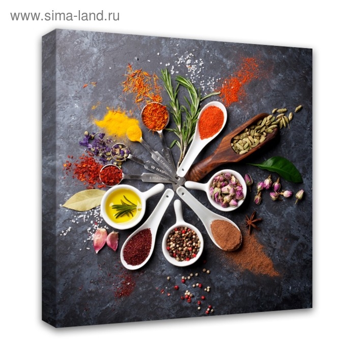Картина на подрамнике "Специи" 40*40 см