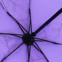 Зонт женский механический &laquo;Веточки&raquo;, 8 спиц, d=95, цвет сиреневый