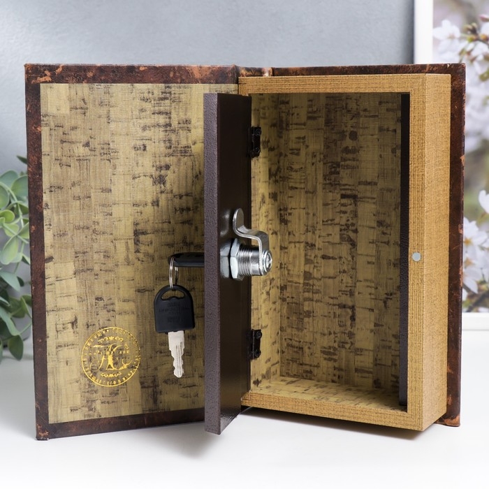 Сейф-книга дерево кожзам "Роман Л.Н Толстого - Анна Каренина" 21х13х5 см