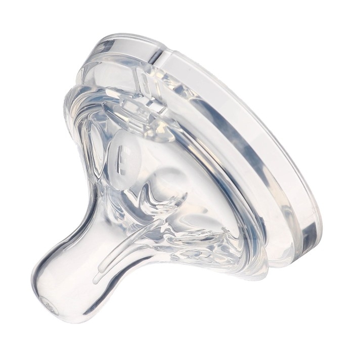 Соска на бутылочку, антиколиковая, от 6 мес., M&B Natural, широкое горло, быстрый поток, &Oslash;50 мм.