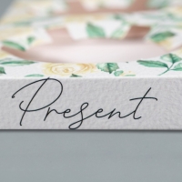 Коробка для капкейка, кондитерская упаковка, 2 ячейки &laquo;Розы&raquo;, 16 х 8 х 11.5 см